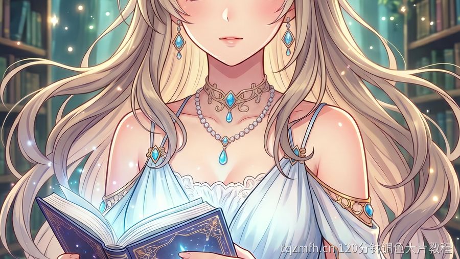 AI视频教程｜二次元少女写真视频教程｜运镜与调色全解析｜120分钟调色大片教程视频演示