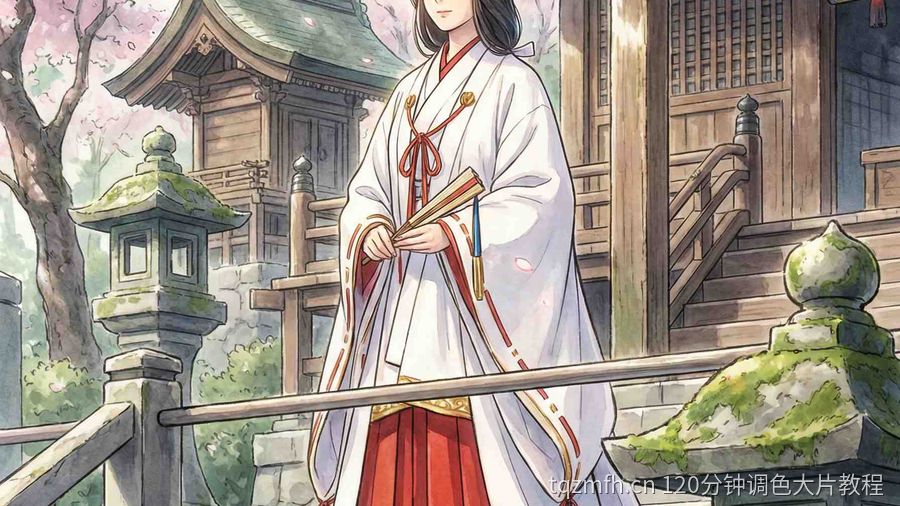 反差｜原创3D角色建模视频｜Blender入门到出图｜120分钟调色大片教程原创视频教程