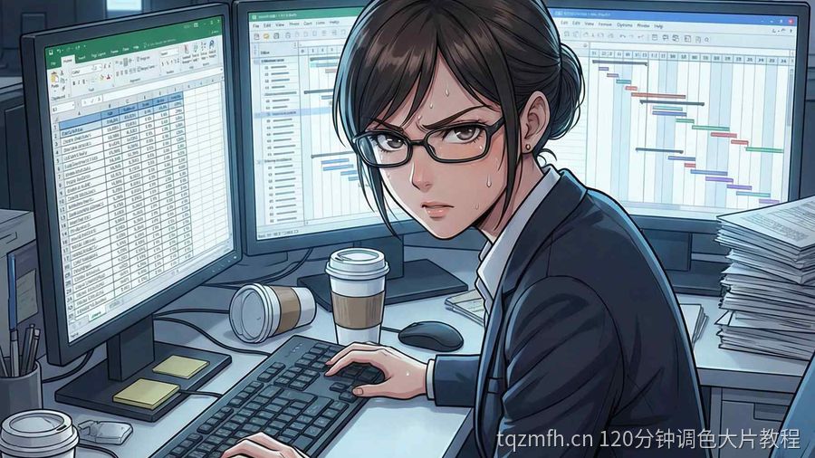 AI视频教程｜二次元配音视频教学｜情感表达三大要点｜120分钟调色大片教程视频演示